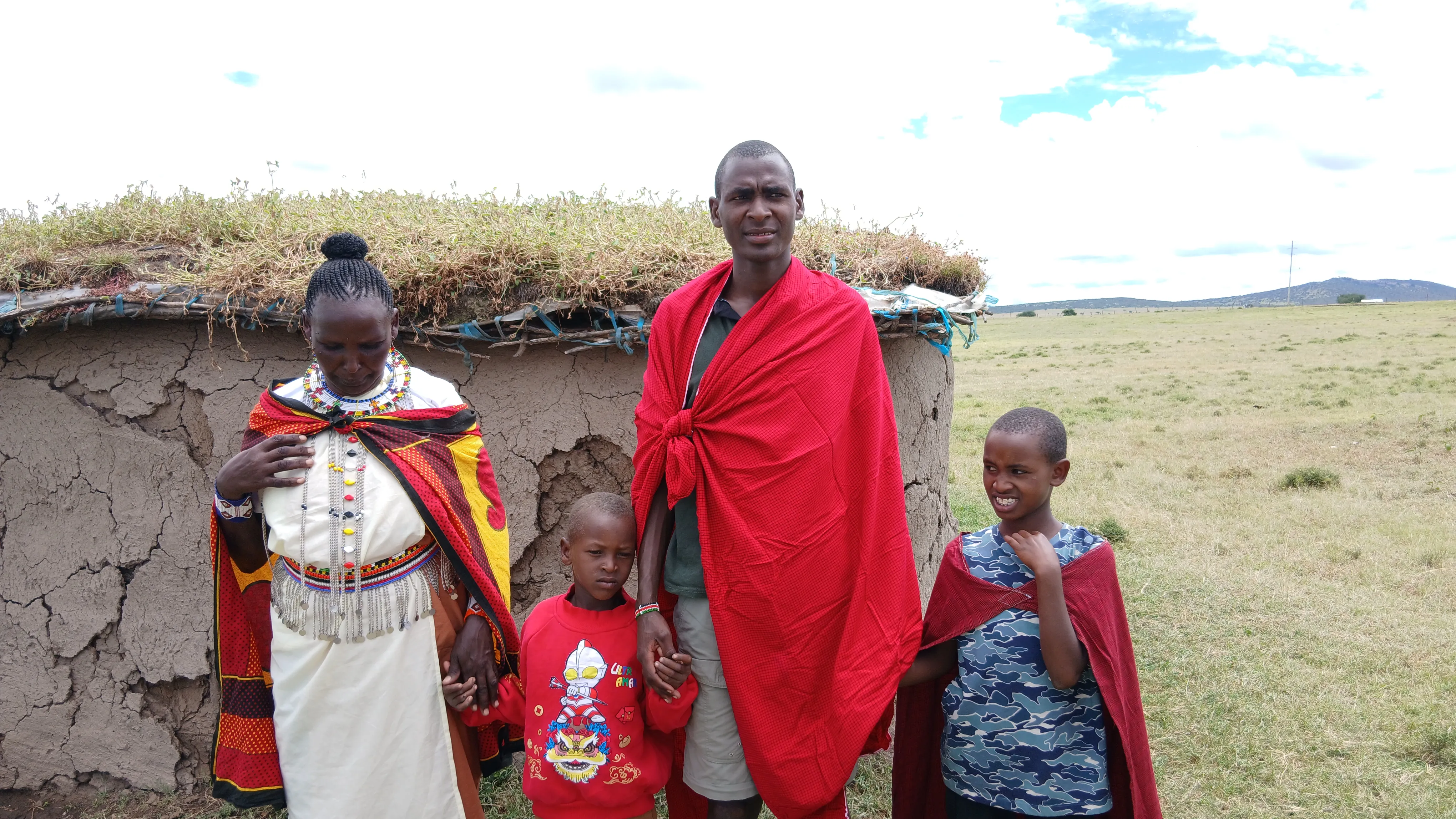 Maasai family, Maasai Mara